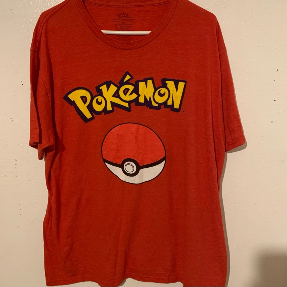 Red Pokémon tshirt size XL
